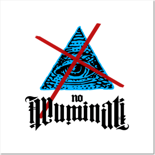 No Illuminati Posters and Art